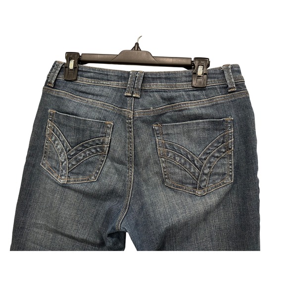 The Limited Womens Size 12 Denim Capri Jeans Medium Wash Blue Cropped - Picture 4 of 6